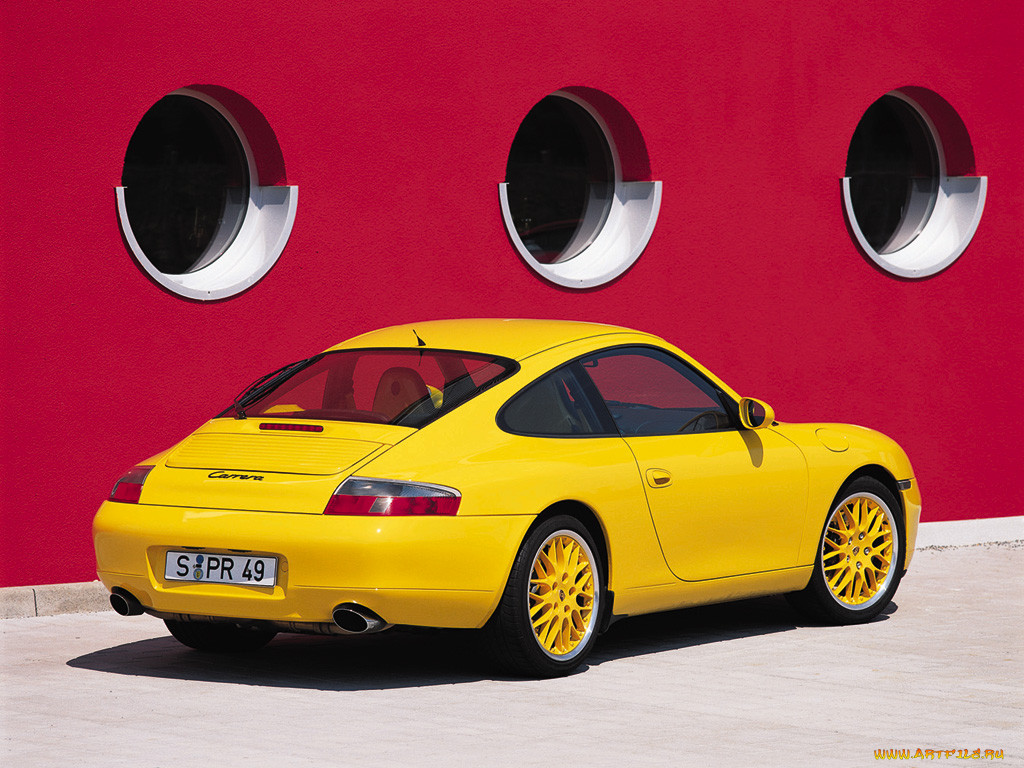 porsche, 911, carrera, coupe, 996, 